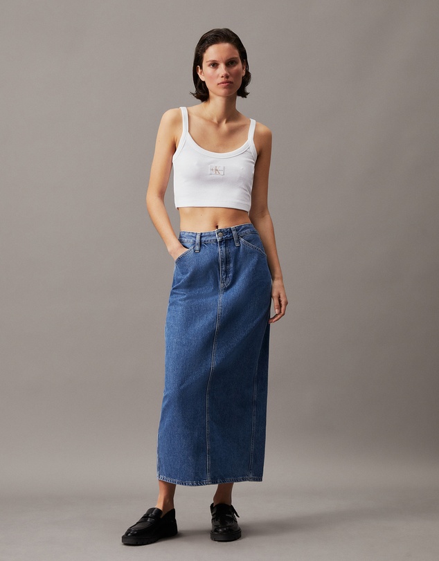 Calvin Klein Jeans - Ribbed Monogram Logo Bralette