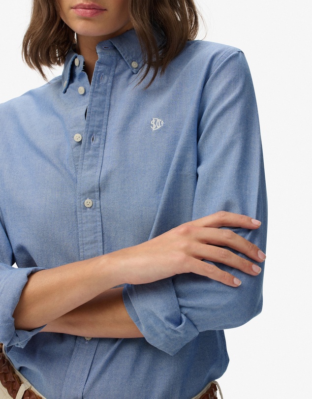 Superdry - Slim Oxford Long Sleeve Shirt