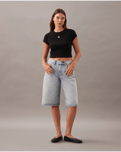 Calvin Klein Jeans - Long Denim Shorts