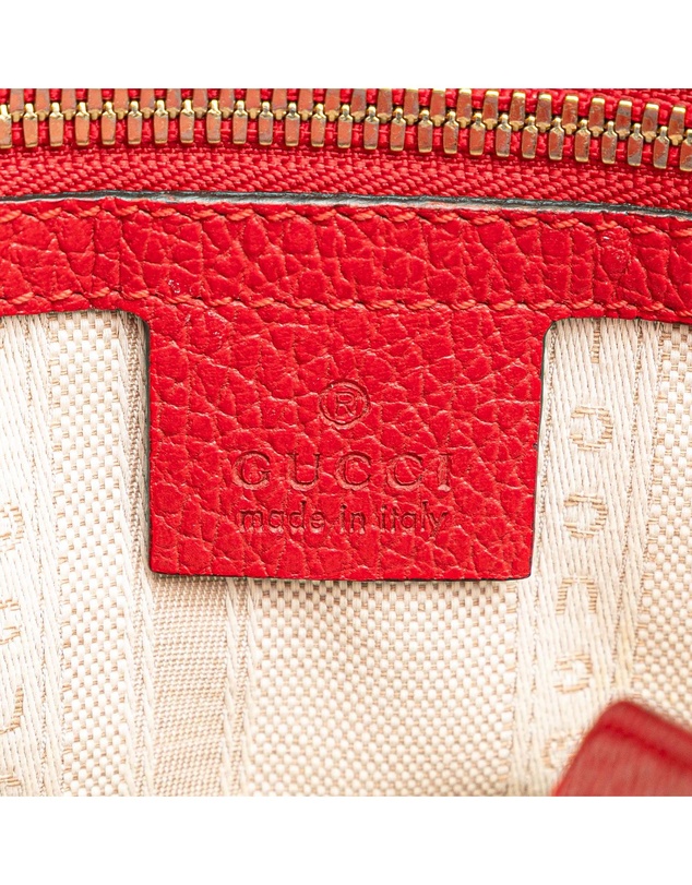 Pre-Loved by Azura Reborn - Pre-Loved gucci Italian Leather Tote Bag with Shoulder Strap
