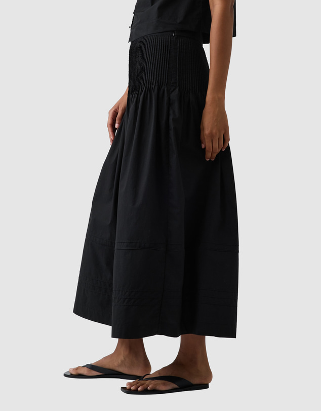 GAP - Pintuck Waist Maxi Skirt