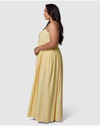 Something 4 Olivia - Daisy Stripe Maxi Dress