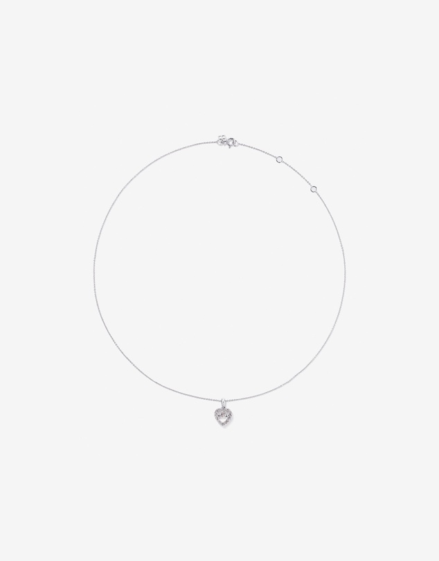 Michael Hill - Lume Lab Heart Pendant with 0.37 Carat TW of Laboratory-Grown Diamonds in Sterling Silver