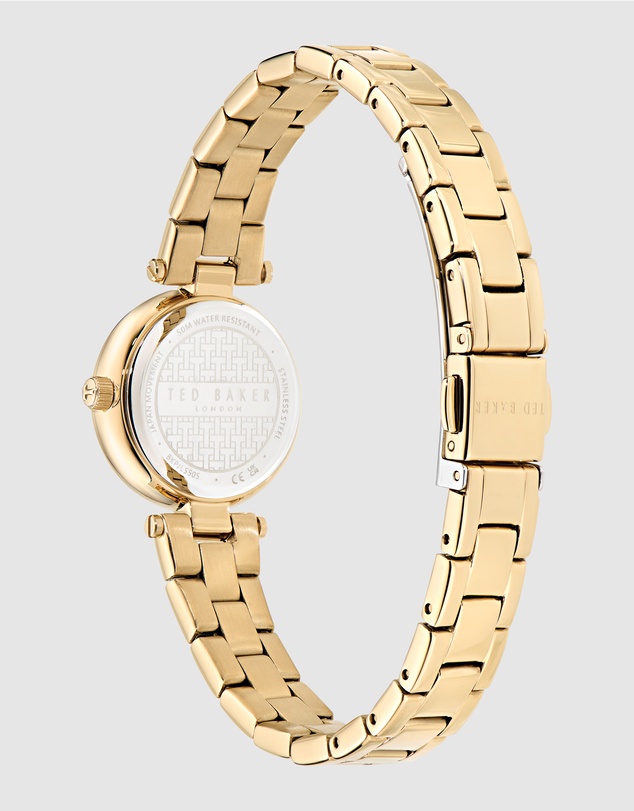 Ted Baker - Jolyye Crystal 24mm Gold-Tone Bracelet Watch