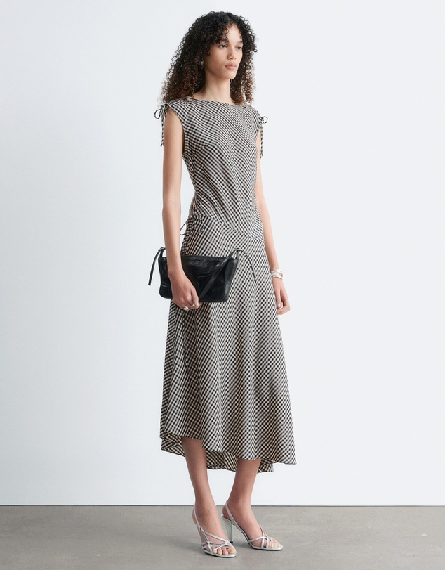 & Other Stories - Asymmetric Draped Midi Dress