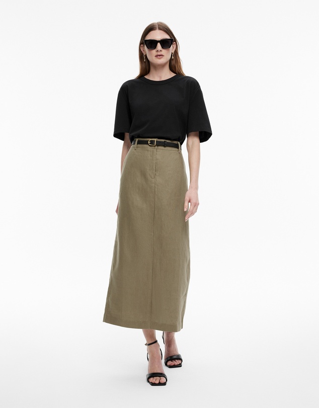 Witchery - Linen Tailored Maxi Skirt