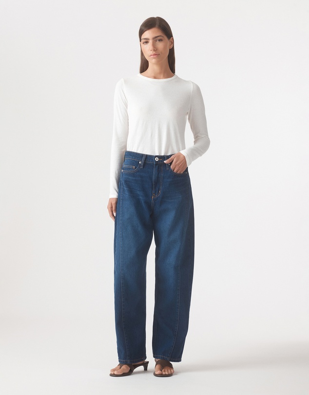 Outland Denim - Utah Mid Slouchy Wide Jean