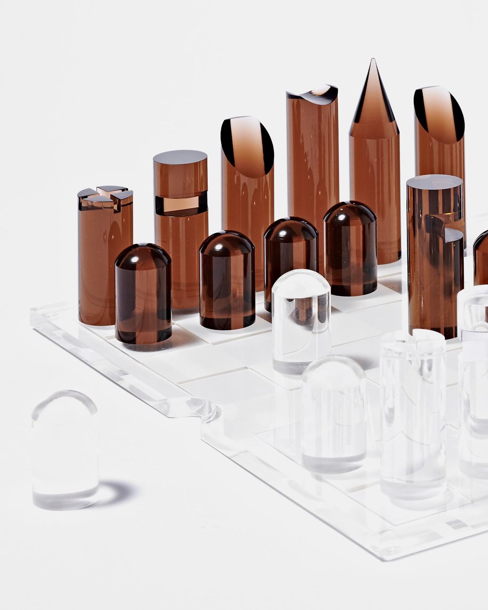 Lucite Chess &amp; Checkers Set by Sunnylife Online | THE ICONIC | Australia