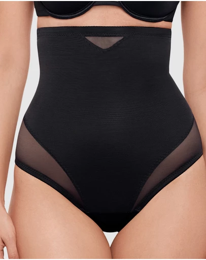 Miraclesuit Shapewear - Sexy Sheer Shaping High Waist Thong