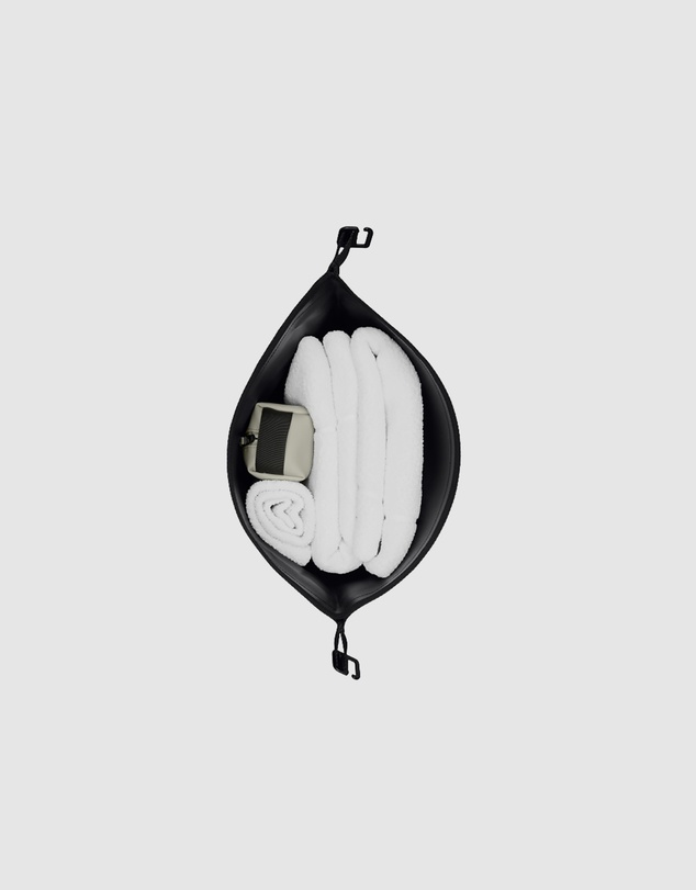 RAINS - Deepwater Rolltop Rucksack Black