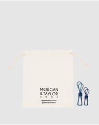 Morgan & Taylor - Small & Large Stainless Steel Pegs (40 Pack)