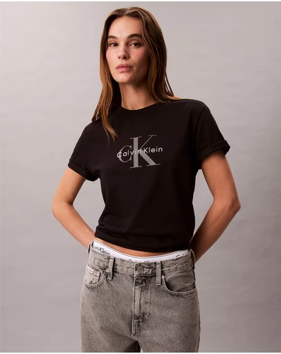 Calvin Klein Jeans - Embroidered Monogram Logo Tee