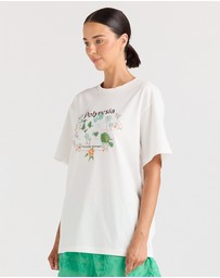 Poolside Paradiso - Isola Tee - White