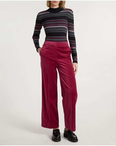 Marcs - Nala Wide Leg Velvet Pants