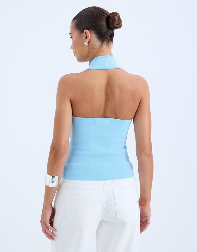 Calli - Jamie Sculpt Knit Halter Top