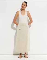 Calli - Tara Midi Twill Skirt