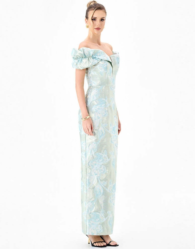Bariano - Jazzie Off Shoulder Gown