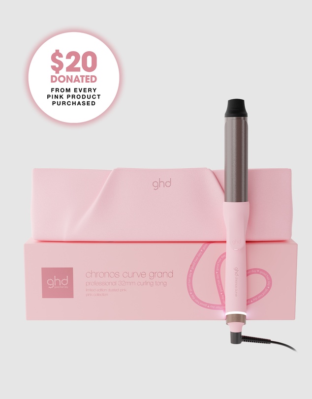 ghd - NEW chronos curve grand Curling Tong Limited Edition in Dusted Pink
