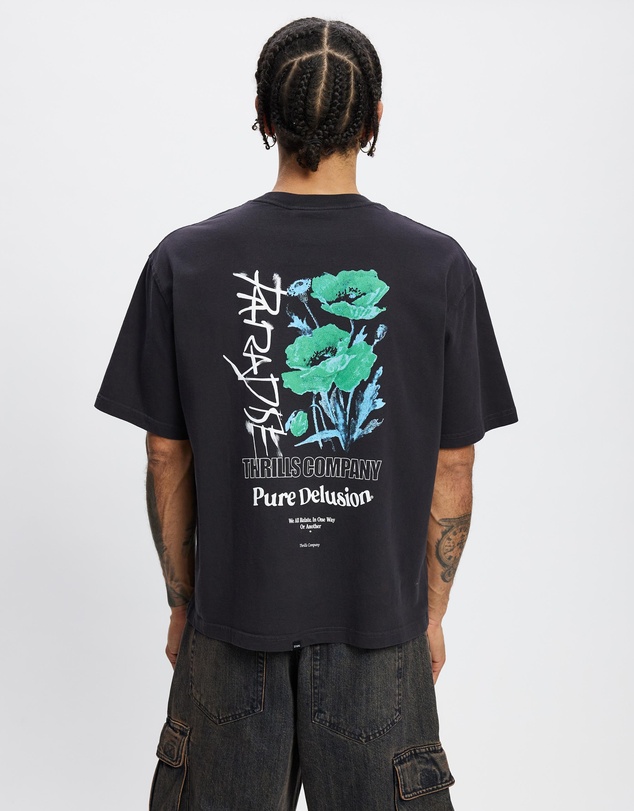 Thrills - Pure Delusion Box Fit Oversized Short Tee