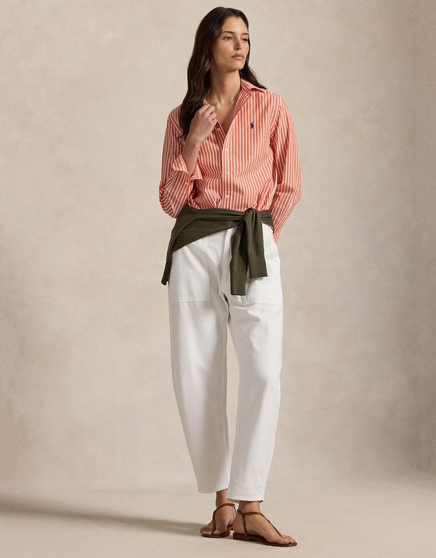Polo Ralph Lauren - Classic Fit Striped Cotton-Linen Shirt
