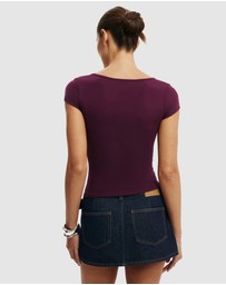 Cotton On - Hold Me SS Top