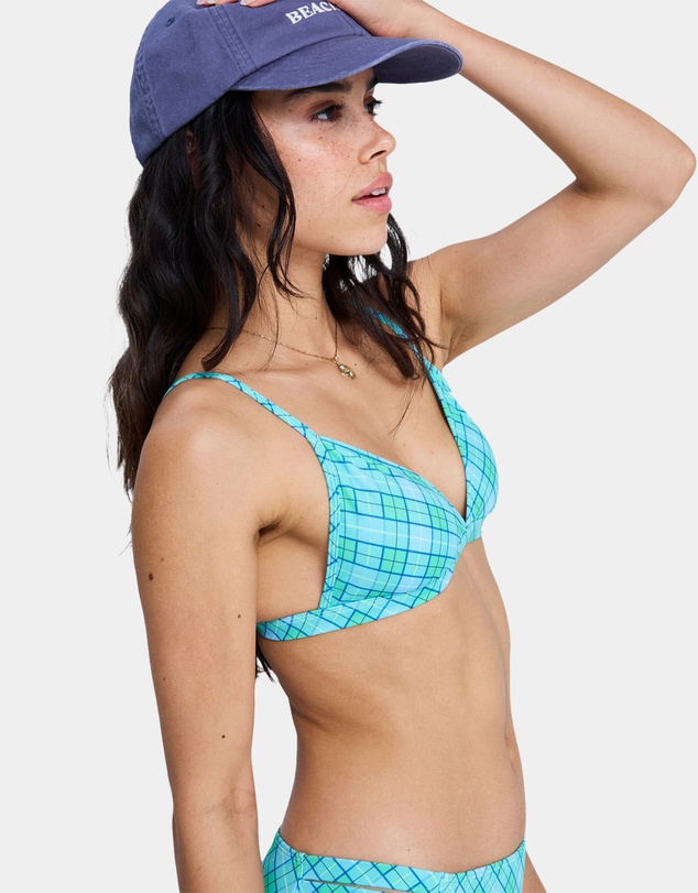 Roxy - Womens Printed Essentials Fixed Tri Bikini Top