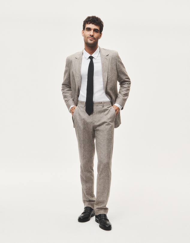 Country Road - Regular Fit Linen Cotton Tailored Pant