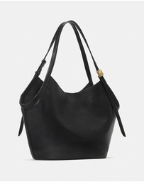 Kate Spade - Deco Fine Grain Leather Tulip Tote Bag