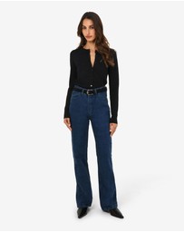 Forcast - Kristen Suede Leather Belt