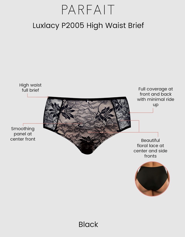 Parfait - Luxlacy Smoothing High-Waist Lace Brief