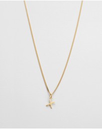 Kirstin Ash - X Outline Initial Necklace
