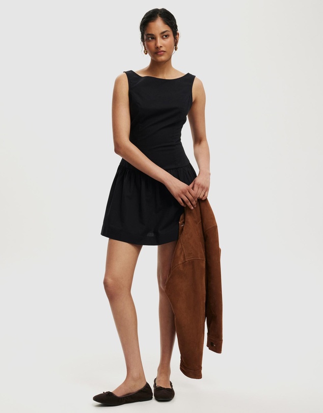 Cotton On - Mikki Drop Hem Mini Dress