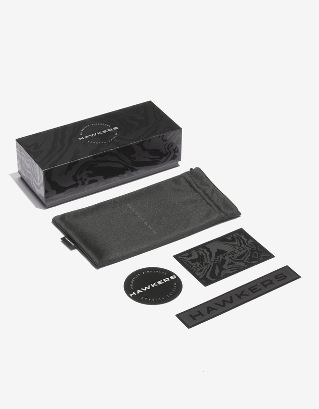 Hawkers Co - Hawkers - One raw - polarized black rose gold   Sunglasses for Men and Women Polarized
