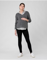 Ripe Maternity - Lou Stripe Shirt