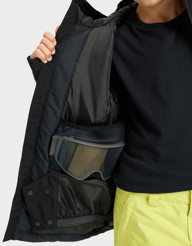 Quiksilver - Boys 8 to 16 Side Hit Print Insulated Jacket