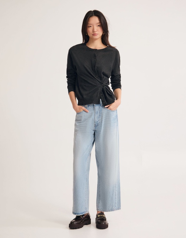Oxford - Saga Side Button Cardigan
