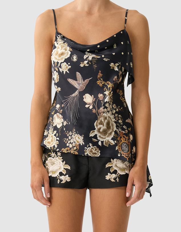 Camilla - Asymmetric Draped Top