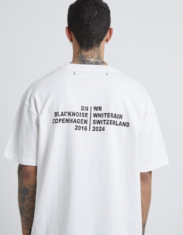 Black Noise White Rain - Tour Shorts Sleeve T-Shirt