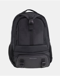 Pierre Cardin - Pierre Cardin Men's Nylon Computer/Business Backpack