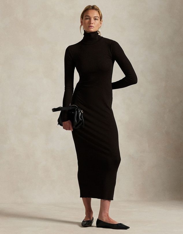 Polo Ralph Lauren - Ribbed Turtleneck Dress