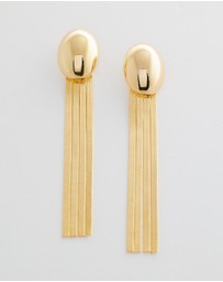 Mossée - Solana Gold Plated Long Earrings
