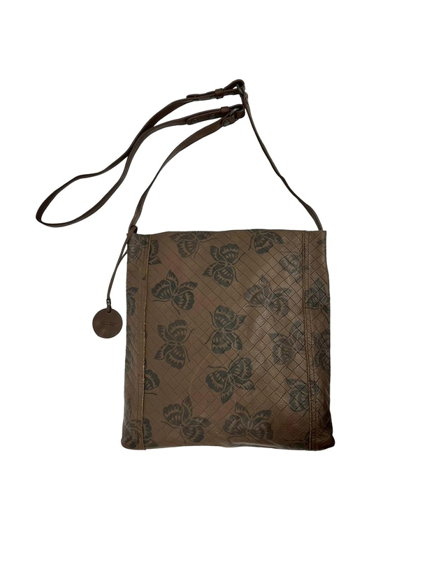 Pre-Loved by Azura Reborn - Pre-Loved Leather Intrecciomirage Butterfly Crossbody