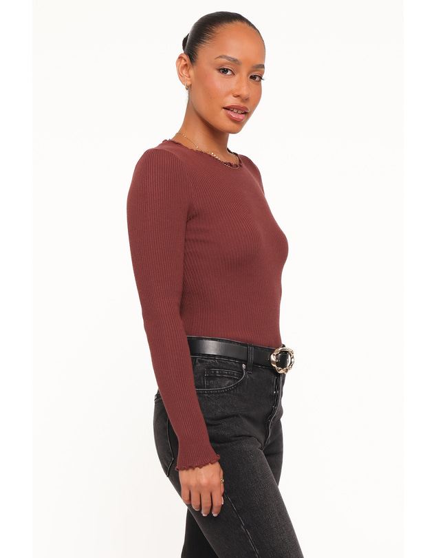 Petal & Pup - Kya Knit Top - Chocolate
