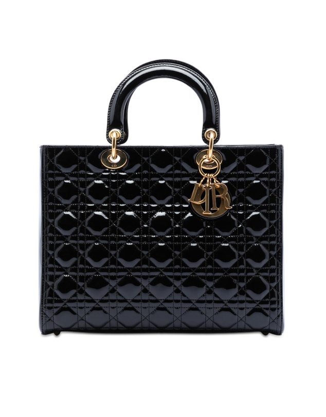 Pre-Loved by Azura Reborn - Pre-Loved Large Patent Cannage Lady Dior