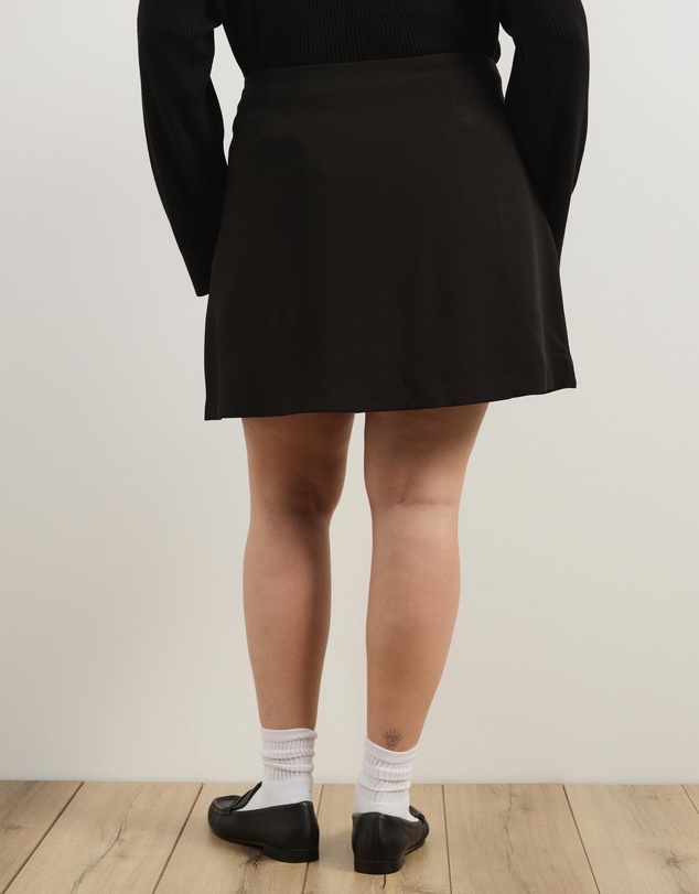 Atmos&Here Curvy - Ayla Wrap Tailored Skirt