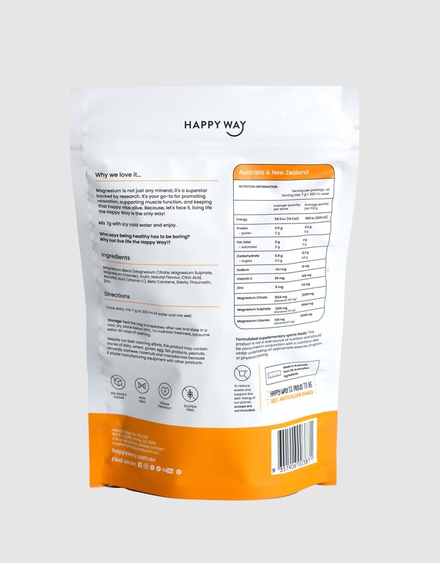Happy Way - Orange Magnesium Powder