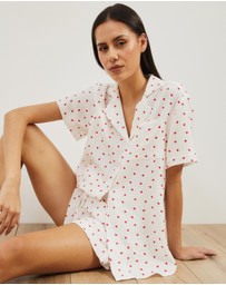 Atmos&Here - Cotton Hearts Short PJ Set