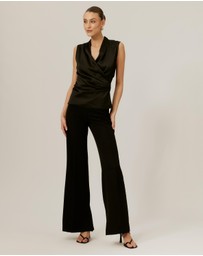 Tussah - Drape Neck Top
