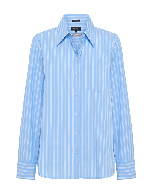 Oxford - Adrienne Cotton Stripe Shirt