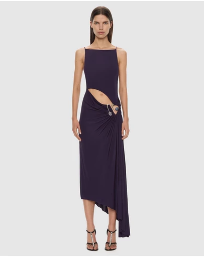 Christopher Esber - Veer Spiral Crystal Tank Dress